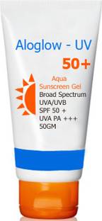 Aloglow Sunscreen - SPF 50 PA+++ UV Sunscreen Gel