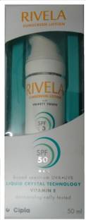 Cipla Sunscreen - SPF 50 PA+++ rivela sunscreen lotion