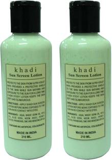 Khadi Herbal Sunscreen - SPF 50 PA+ Sunscreen Lotion