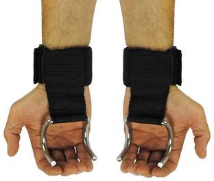 KOBO WTA-02 Pro Weight Lifting Hooks Hand Support