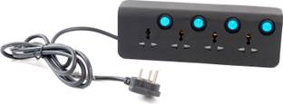 PHILIPS High End Extension Chord With 4 Individual Switches 4  Socket Extension Boards