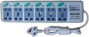 Super-IT Advik Individual Switch 12  Socket Extension Boards
