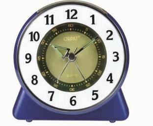 ORPAT Analog Blue Clock