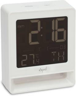 Opal Digital White Clock
