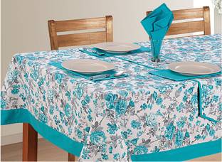 SWAYAM Floral 12 Seater Table Cover