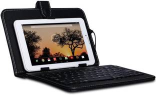 I Kall IK1 (1+8GB) Dual Sim Calling Tablet with Keyboard 1 GB RAM 8 GB ROM 7 inch with 3G Tablet (White)