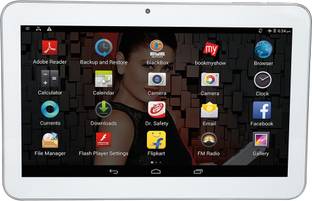 iball 1026-Q18 1 GB RAM 8 GB ROM 10 inch with 3G Tablet (White)