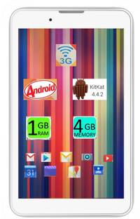 I Kall IK1 (1+8GB) Dual Sim Calling Table 1 GB RAM 8 GB ROM 7 inch with 3G Tablet (White)