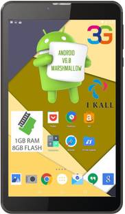 I Kall IK2 (1GB + 8GB) Dual Sim 3G Calling 1 GB RAM 8 GB ROM 7 inch with 3G Tablet (Black)