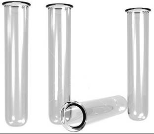 Saicor 55 ml Rimmed Borosilicate Glass Test Tube