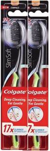 Colgate Slim Charcoal Black Soft Toothbrush