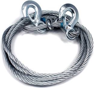 AUTO PEARL Car Auto Full Steel Tow Rope 2000kgs 6mm Heavy Duty 4Mtr For - Toyota Camry 4 m Towing Cable