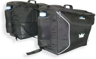GODS Triton X1 Double-side Black Fabric Motorbike Saddlebag