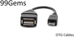 99Gems otg cable black High Quality OTG USB Cable