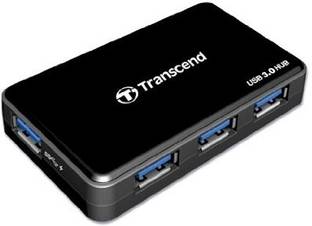 Transcend Super Fast Speed USB 3.0 4 Port USB 3 Hub with power Adaptor HUB3 USB Hub