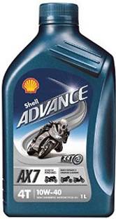 Shell 10W-40 Advance AX7 Synthetic Blend Engine Oil