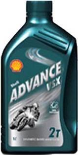Shell 2T Advance VSX 2T Synthetic Blend Engine Oil