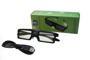 Modern Group Active Shutter 3D Glasses DLP Projector Rechargeable Battery Video Glasses