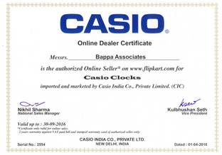 CASIO Analog 25.4 cm X 25.4 cm Wall Clock