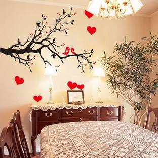 Oren Empower Love Theme Decorative Brach Wall Sticker