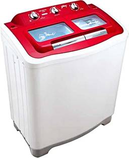 NA 6.5 kg Semi Automatic Top Load Washing Machine Red