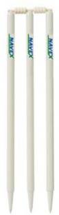 Navex White Cricket Stumps With Bails set