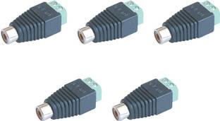 MX S-017f Rca female connector for CCTV Camera Cable DVR Wire Connector