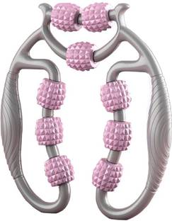 SKYZONE 9 wheel thigh Calf and lag muscle Roller massager for Neck, Shoulders and Back Ab Exerciser
