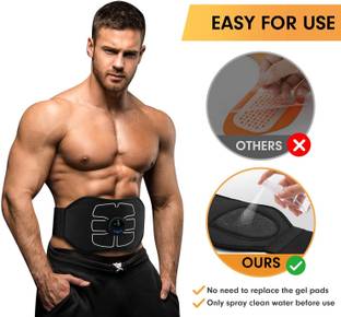 Flipco ABS Stimulator,Ab Machine,Abdominal Toning Belt Workout Portable Ab Stimulator Ab Exerciser