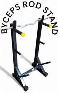 RADHA MURAT BYCEPS ROD STAND HEAVY DUTY GYM PLATE STAND Ab Exerciser