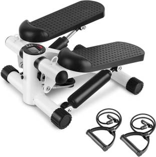 AASHRO MALL Mini Stepper with Resistance Band - Smoother & Safer Hydraulic Drive System Ab Exerciser