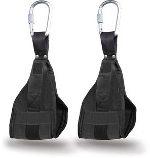 Maxxlite Nylon Ab Straps Heavy Duty Exterior Neoprene Lining Steel Carabineer with Lock Ab Exerciser