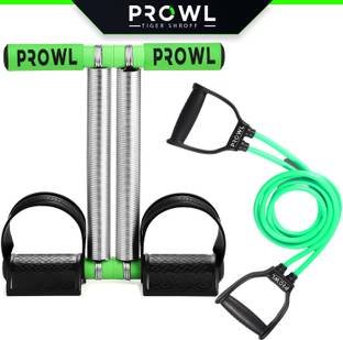 PROWL by Tiger Shroff Heavy Spring Tummy Trimmer & Heavy Resistance Tube Rope Workout Ab Exerciser
