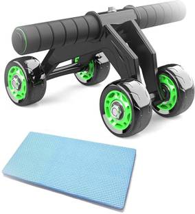KASO 4 Wheel AB Wheel Roller-Abdominal Fitness Training and Stomach Exerciser Machine Ab Exerciser