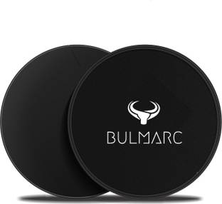 Bulmarc 2 PCS Workout Core Gliding Discs Slider Fitness Disc, Gym and Home Ab Exerciser Ab Exerciser
