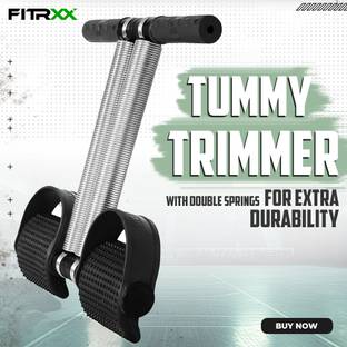 FITRXX Tummy Trimmer for Men Women Double Spring Exercise Equipment waist Machine Gym Ab Exerciser