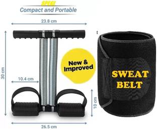 Spegi Tummy Trimmer+(Sweat Belt) for Men & Women ABS Exercise & Home Gym Ab Exerciser Ab Exerciser