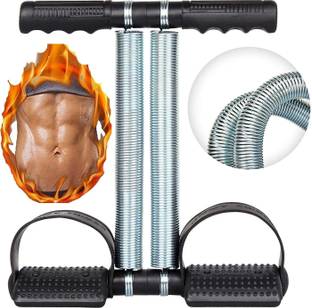 B VIBES Tummy Trimmer with Double Spring for Burn Calories & Tone Muscles, Fat Burner Ab Exerciser
