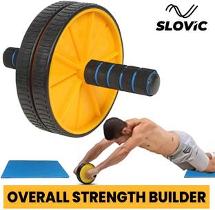 SLOVIC Double Wheel Ab Roller Gym For Exercise Fitness Equipment Ab Exerciser