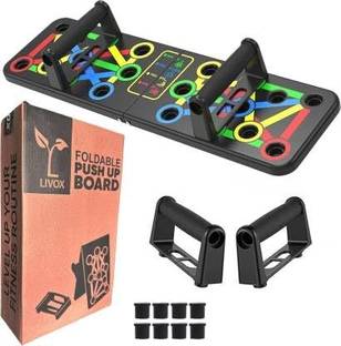 LIVOX ESPEE Foldable Push-Up Board 14 in 1 Multi-Function PushUp Exercise Men Home Ab Exerciser