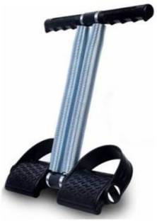LIVOX Dual Spring Sit Up Pull Rope Elastic for Fitness Foot Pedal Sit Up Equipment Ab Exerciser