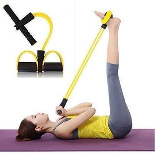 Dfasion Pull Reducer Training Bands 4 Tubes Body Trimmer Pedal 101 Ab Exerciser