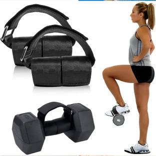 Kinzilla Adjustable Weight Dumbbell Ankle Strap Weight Lifting Workout Straps Ab Exerciser