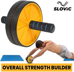 SLOVIC Double Wheel Ab Roller Gym For Exercise Fitness Equipment Ab Exerciser