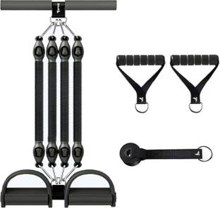 Spike Pro Tummy Trimmer 1 Set Four-Tube Pull Rope Abdomen Leg Exerciser Home Exercise Ab Exerciser