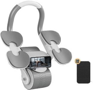 QUICK FIT Automatic Rebound Abdominal Wheel Elbow Support,Core Workout Equipment for Ab Exerciser