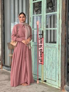 bhavyata Georgette Self Design Abaya