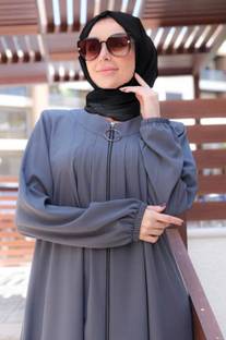DCSTORE1 Cotton Blend Self Design Burqa With Hijab