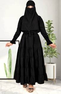 Alfiya dresses Chiffon Abaya With Hijab