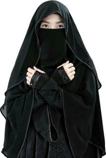 AYFSN Chiffon Solid Naqab